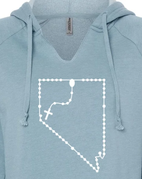 All-Day Style Nevada Catholic Rosary Drop Hoodie